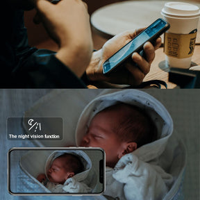 Saferexpert WIFI Tuya Smart Baby & Nanny Monitor & Indoor Camera XMB1