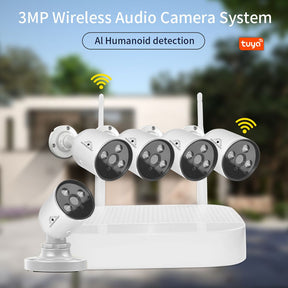 Saferexpert  4CH/8CH Wireless 1080P HD NVR Security Camera System YS02