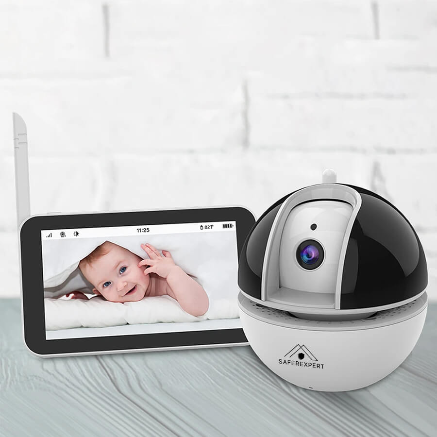 Saferexpert Smart Elder & Baby Monitor 720P With 5in LCD Touch Screen BM01