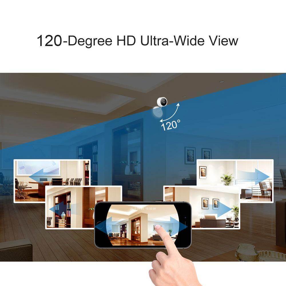 Saferexpert WIFI Smart Motion Sensor Detect HD Indoor Security Camera K3